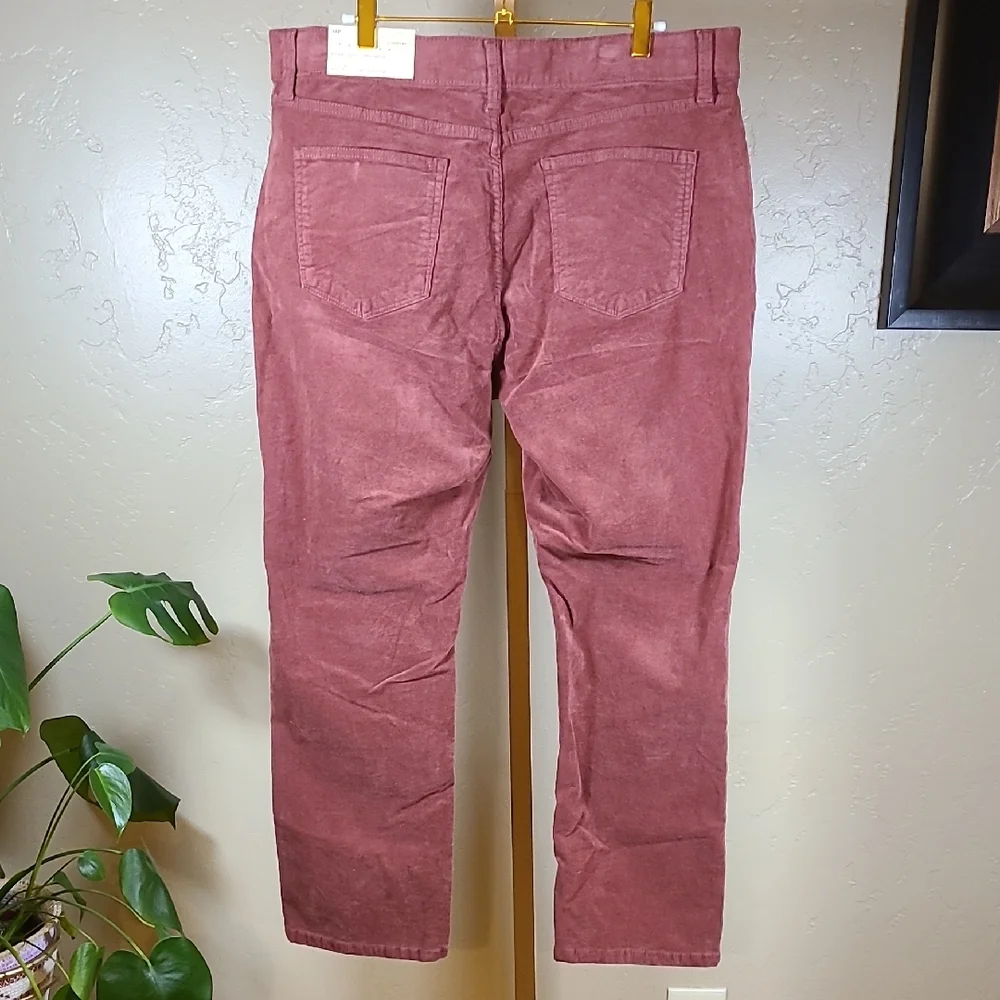 St. John's‎ Bay Straight Leg Corduroy Pants - Dark Mauve Size 16P